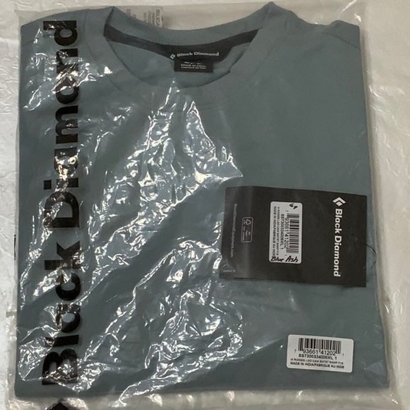 Black Diamond RIDGES LOGO CREW SWEATSHIRT - Blue Ash - Picture 12 of 12